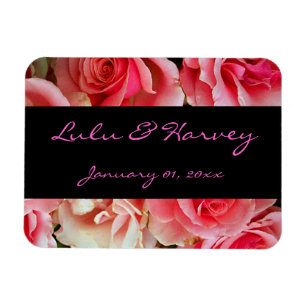 Magnet Flexible Aimant personnel rose Roses
