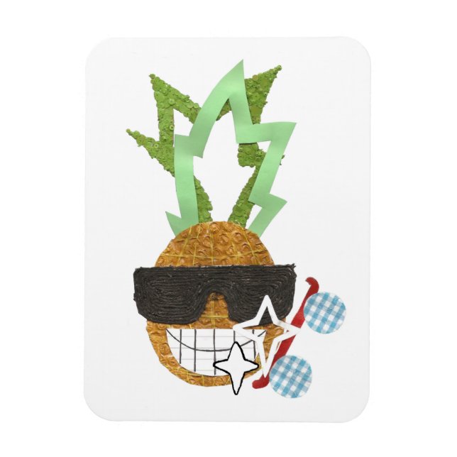 Magnet Flexible Aimant photo cool ananas (Vertical)