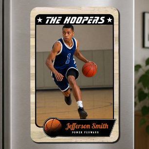Magnet Flexible Aimant photo de joueur de basket-ball rustique per