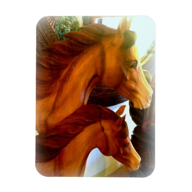 Magnet Flexible aimant photo de jument et de poney (Vertical)