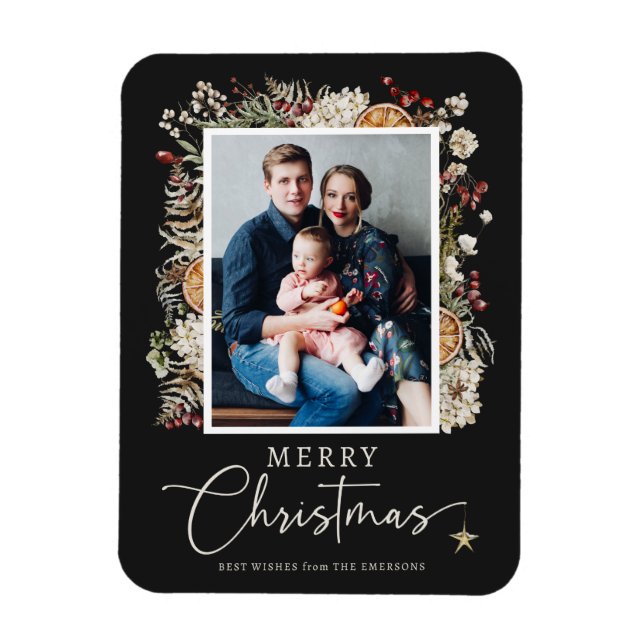 Magnet Flexible Aimant photo de Noël élégant (Vertical)
