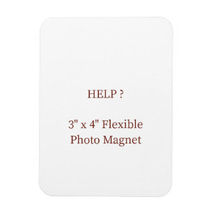 Magnet Flexible Aimant photo flexible 7,6 x 10,2 cm