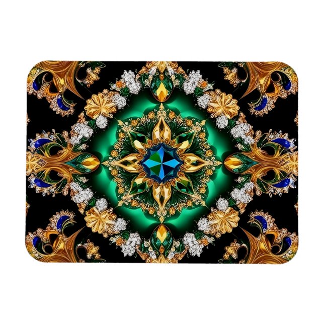 Magnet Flexible Aimant photo flexible aux couleurs brésiliennes (Horizontal)