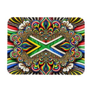 Magnet Flexible Aimant photo flexible aux couleurs sud-africaines