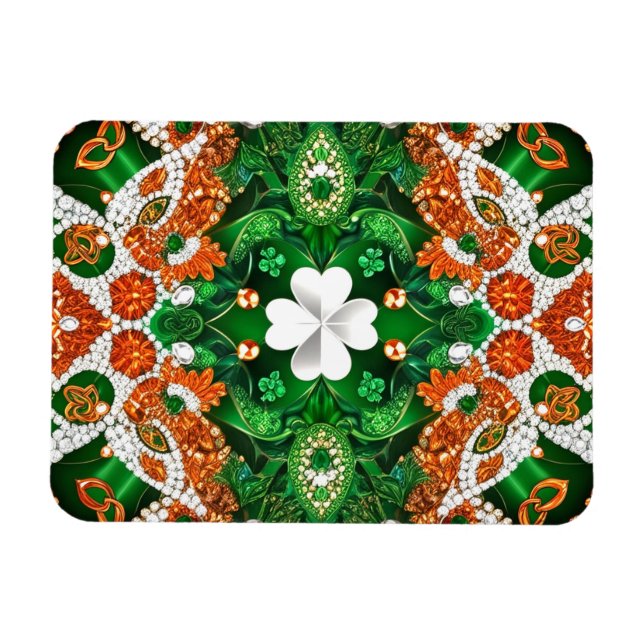 Magnet Flexible Aimant photo flexible avec couleurs Irlande (Horizontal)