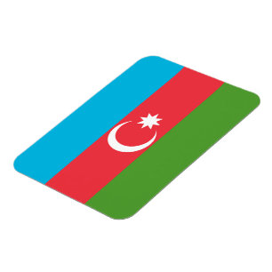 Magnet Flexible Aimant photo flexible avec drapeau d'Azerbaïdjan