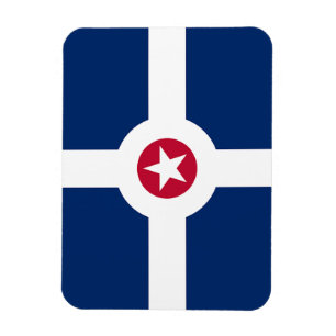 Magnet Flexible Aimant photo flexible avec drapeau d'Indianapolis