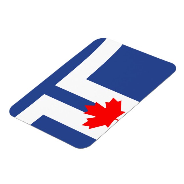 Magnet Flexible Aimant photo flexible avec le drapeau de Toronto,  (Côté Gauche)