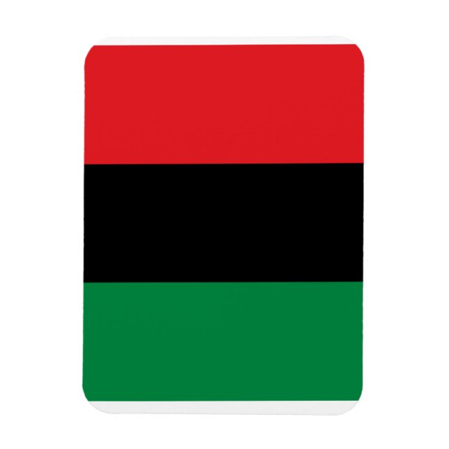 Magnet Flexible Aimant photo flexible drapeau panafricain (Vertical)