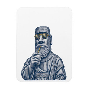 Magnet Flexible Aimant photo flexible en art vintage Cool Stone Ma