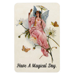 Magnet Flexible Aimant photo flexible fée vintage