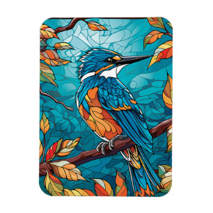 Magnet Flexible Aimant photo flexible Kingfisher Automne