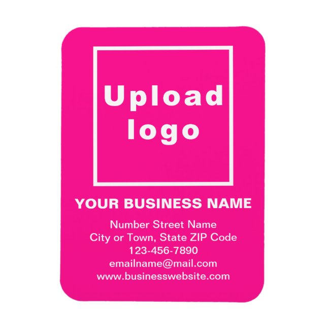 Magnet Flexible Aimant photo flexible rose entreprise (Vertical)