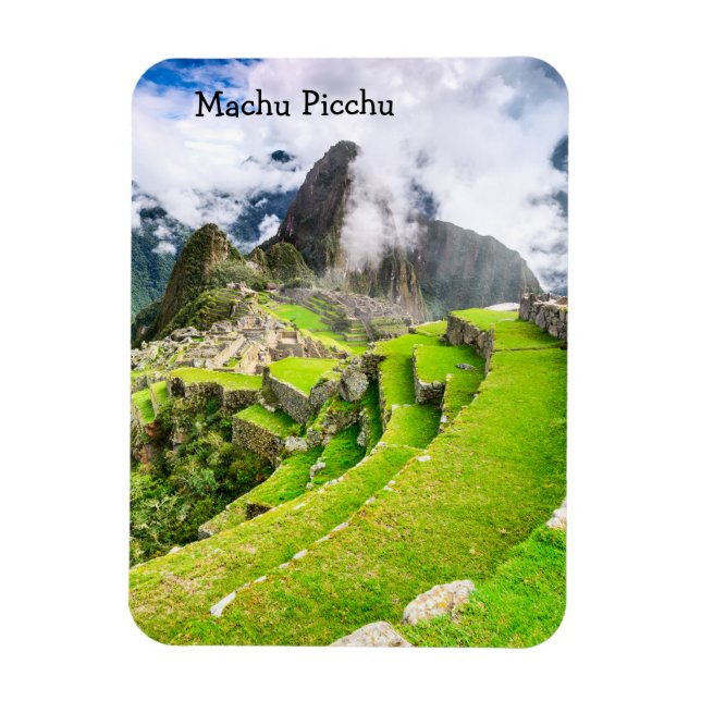 Magnet Flexible Aimant photo Machu Picchu, Cusco - Pérou (Vertical)