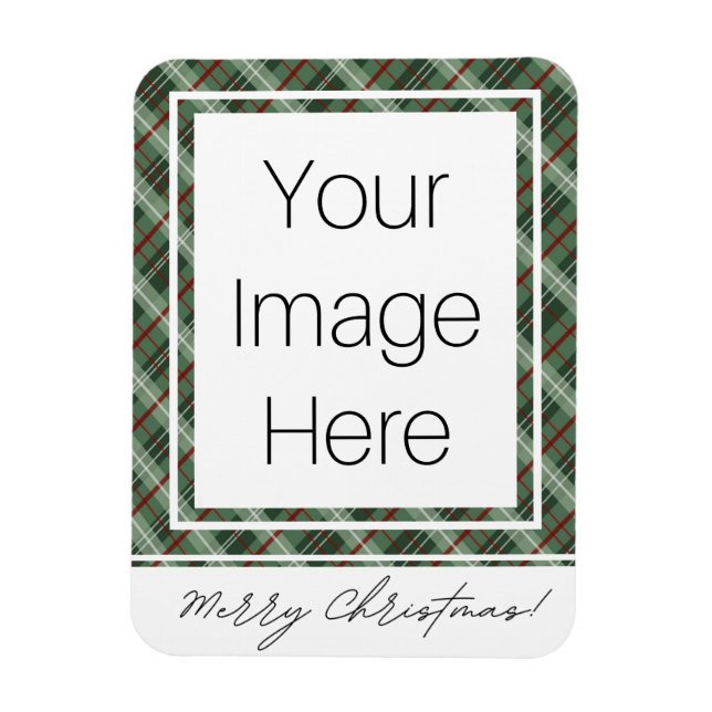 Magnet Flexible Aimant photo personnalisable de Noël (Vertical)