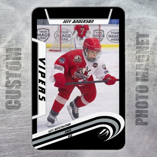 Magnet Flexible Aimant photo personnalisé de hockey sur glace Velo