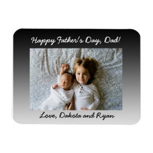Magnet Flexible Aimant photo personnalisé pour la Fête des pères