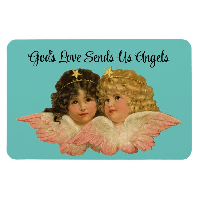 Magnet Flexible Aimant photo vintage Angels Flexible (Horizontal)