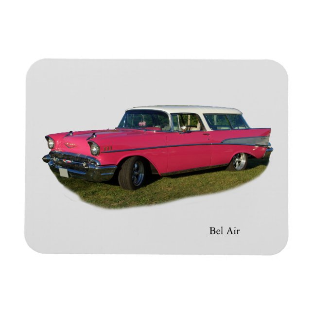 Magnet Flexible Aimant Pink Bel Air (Horizontal)