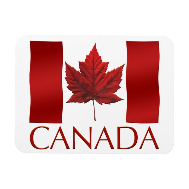 Magnet Flexible Aimant pour réfrigérateur Drapeau Canada Aimant Fe (Horizontal)
