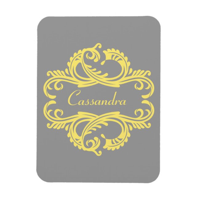 Magnet Flexible Aimant Premium Chellow Damask (Vertical)