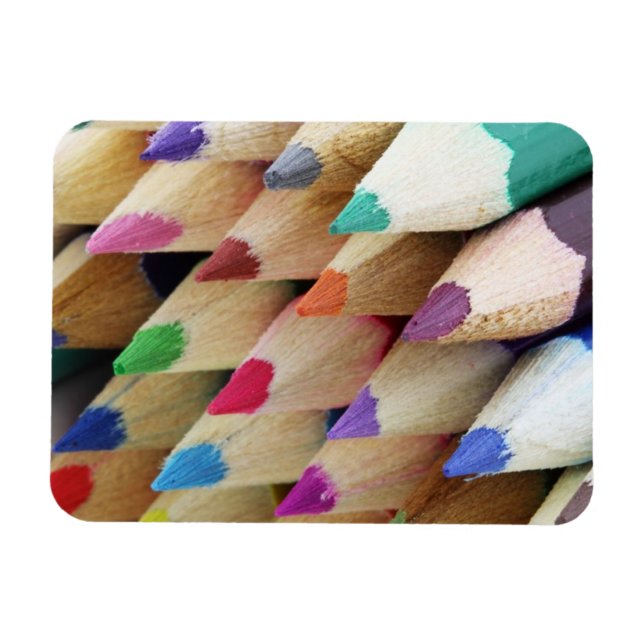 Magnet Flexible Aimant Premium de crayons de couleur (Horizontal)