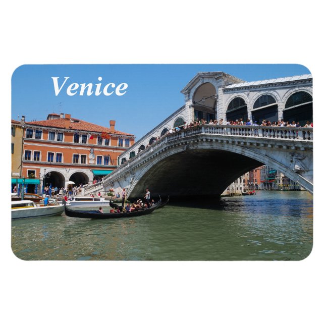 Magnet Flexible Aimant Premium du pont Rialto (Horizontal)