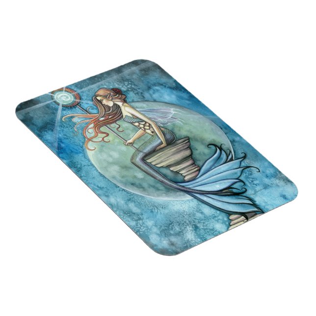 Magnet Flexible Aimant Premium en Vinyle Sirène de Lune de Jade (Côté Droit)