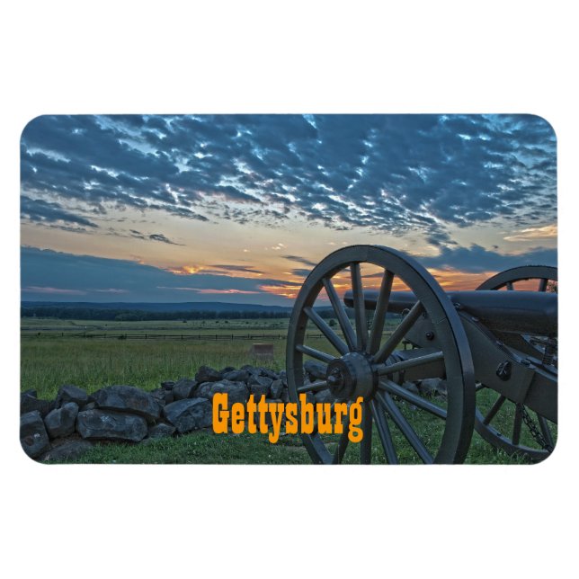 Magnet Flexible Aimant Premium Gettysburg Cannon II (Horizontal)