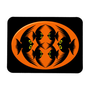 Magnet Flexible Aimant Premium Halloween Crows