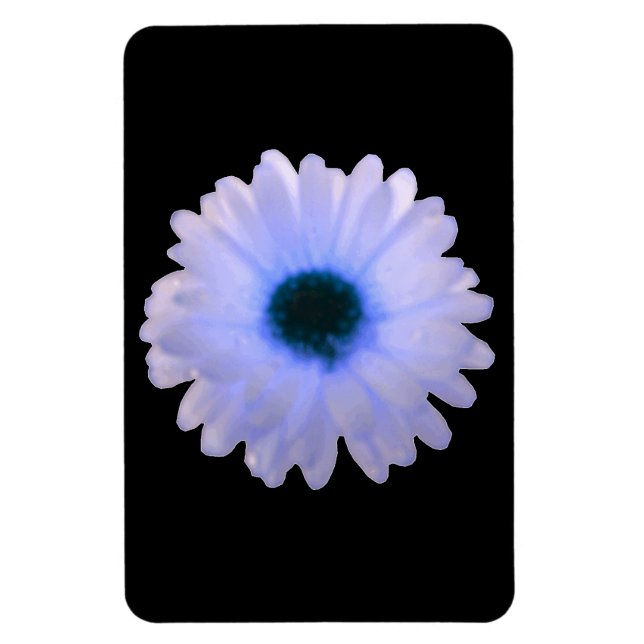 Magnet Flexible Aimant Premium Marigold blanc et bleu (Vertical)