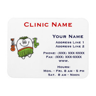 Magnet Flexible Aimant promotionnel de la clinique - Horizonttl/de