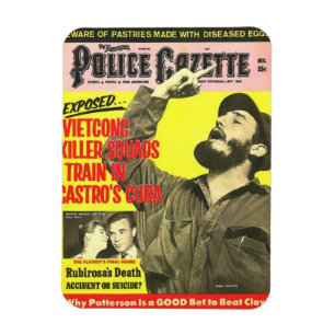 Magnet Flexible Aimant Réfrigérateur Fidel Castro Vintage by