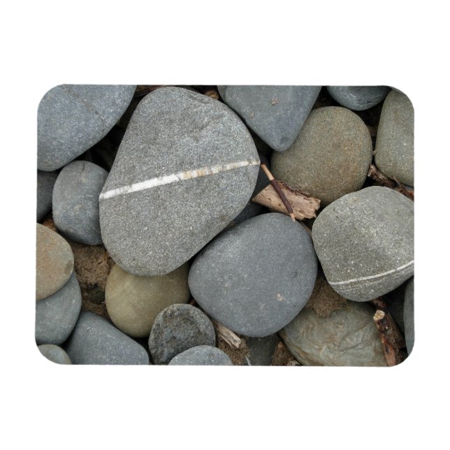 Magnet Flexible Aimant rochers et galets de plage (Horizontal)