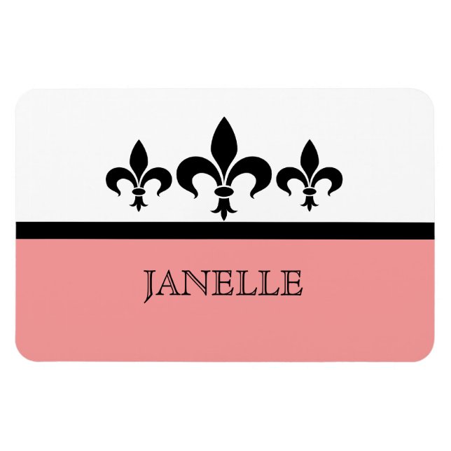 Magnet Flexible Aimant rose Fleur De Lis Flexi (Horizontal)