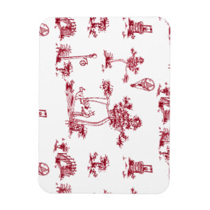 Magnet Flexible Aimant rouge de Toile de licorne