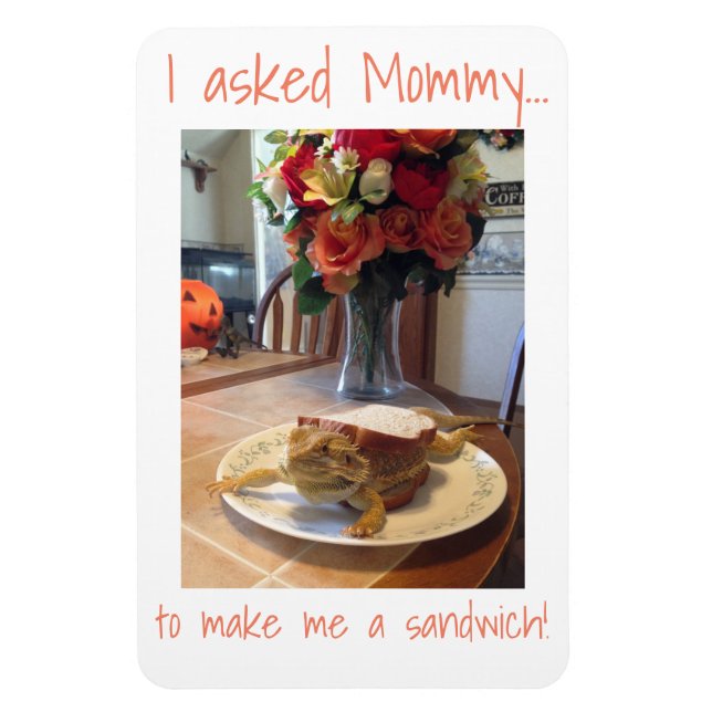 Magnet Flexible Aimant sandwich au dragon à oreilles (Vertical)