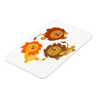 Magnet Flexible Aimant souple Lions Cartoon sans poids mou