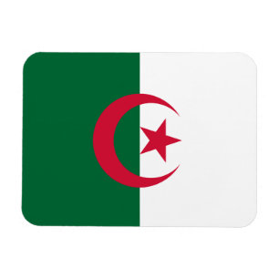Magnet Flexible Aimant souple patriotique avec drapeau d'Algérie
