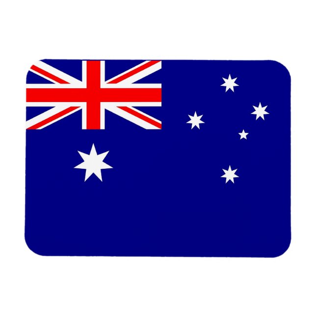 Magnet Flexible Aimant souple patriotique avec drapeau d'Australie (Horizontal)