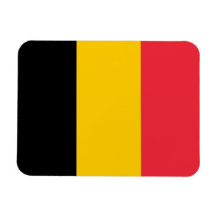 Magnet Flexible Aimant souple patriotique avec drapeau de Belgique