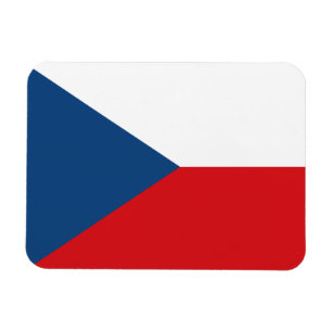 Magnet Flexible Aimant souple patriotique avec drapeau de Czechia