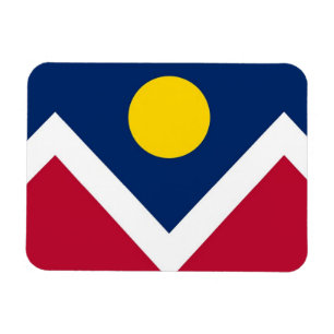 Magnet Flexible Aimant souple patriotique avec drapeau de Denver C