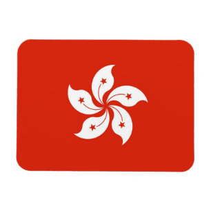 Magnet Flexible Aimant souple patriotique avec drapeau de Hong Kon
