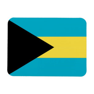 Magnet Flexible Aimant souple patriotique avec drapeau des Bahamas
