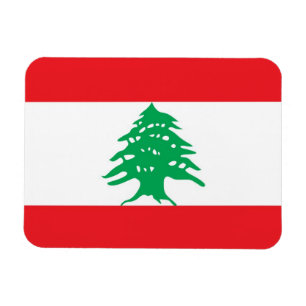 Magnet Flexible Aimant souple patriotique avec drapeau du Liban