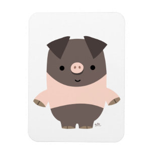 Magnet Flexible Aimant souple pour cochon cartonné mignon