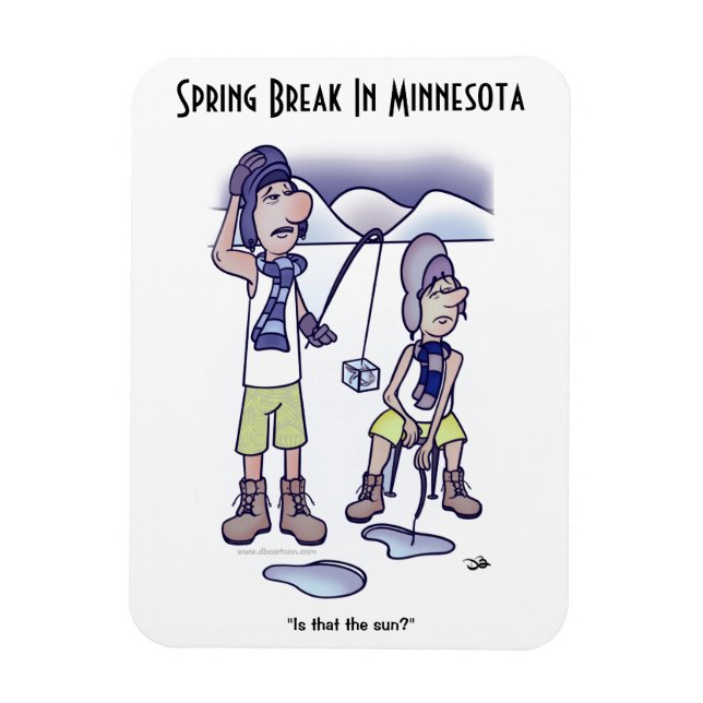 Magnet Flexible Aimant Spring Break (Vertical)