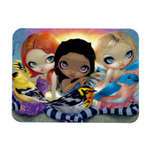 Magnet Flexible Aimant "Trois Petits Oiseaux"