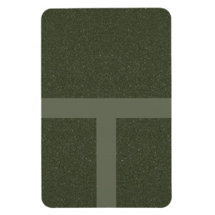 Magnet Flexible Aimant Vert Mousse Grille Moderne – Personnalisabl